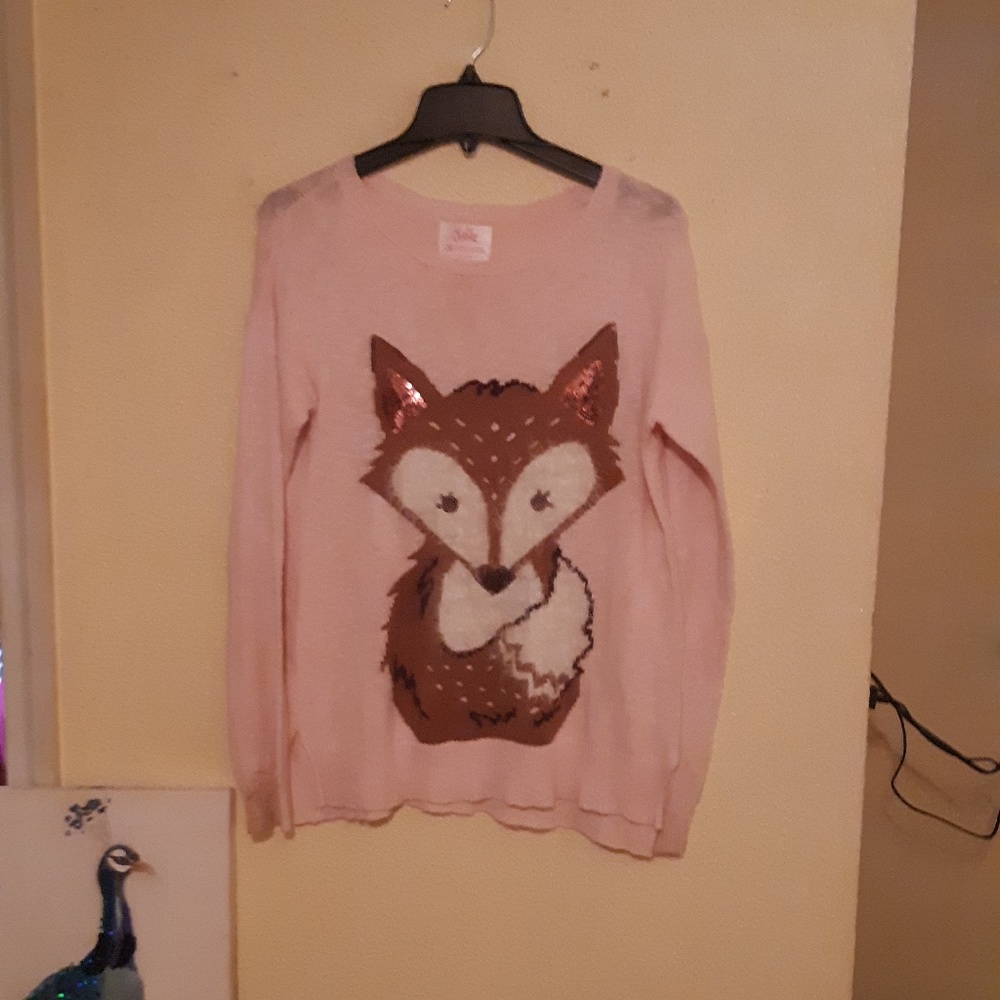 Sweater glitter fox